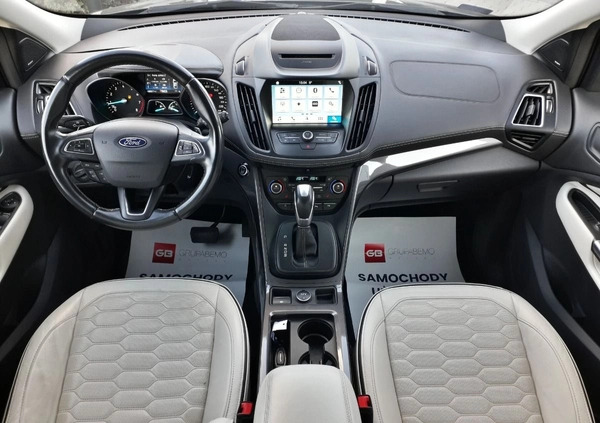 Ford Kuga cena 99900 przebieg: 86946, rok produkcji 2018 z Poznań małe 466